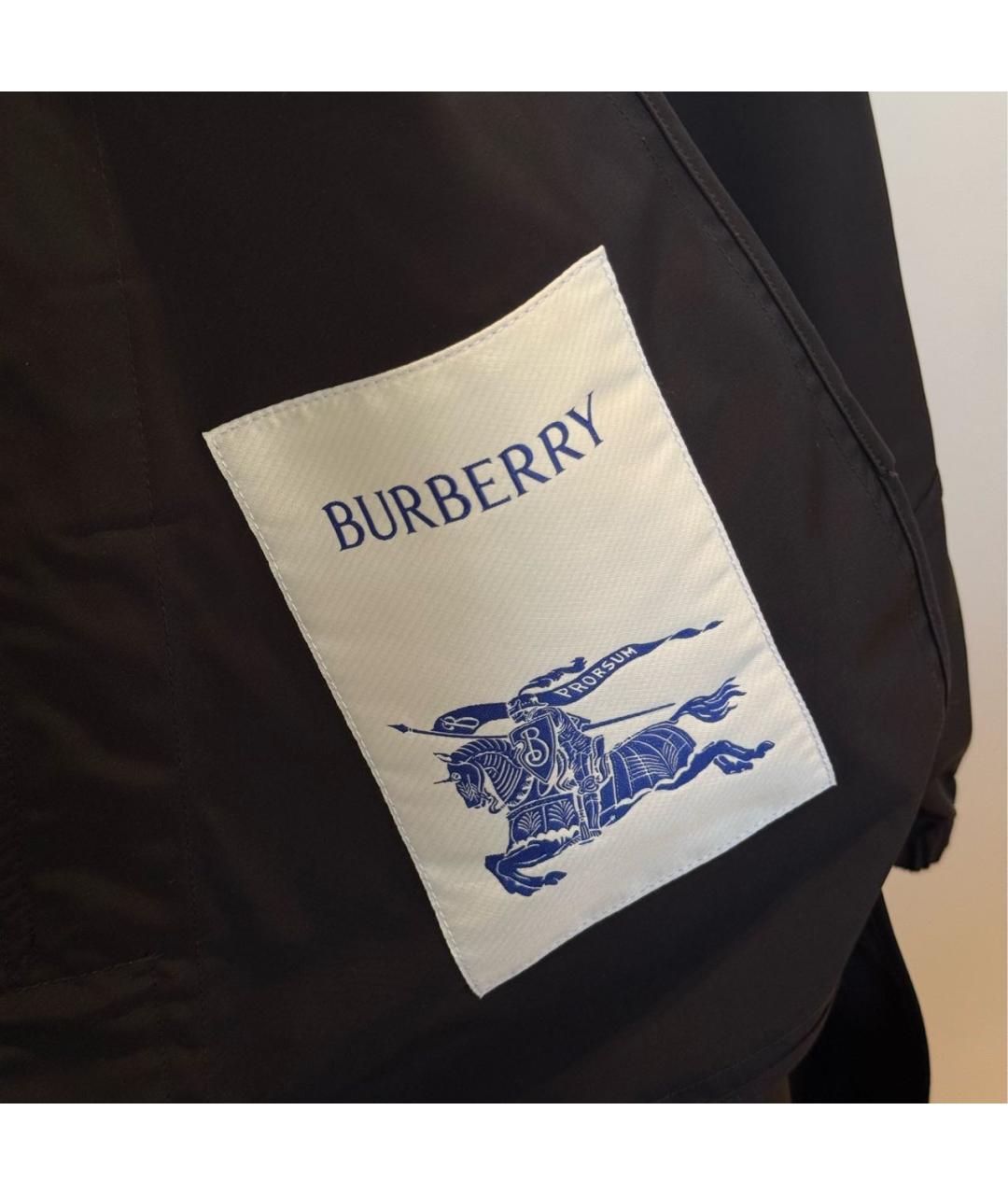 BURBERRY Черная парка, фото 8