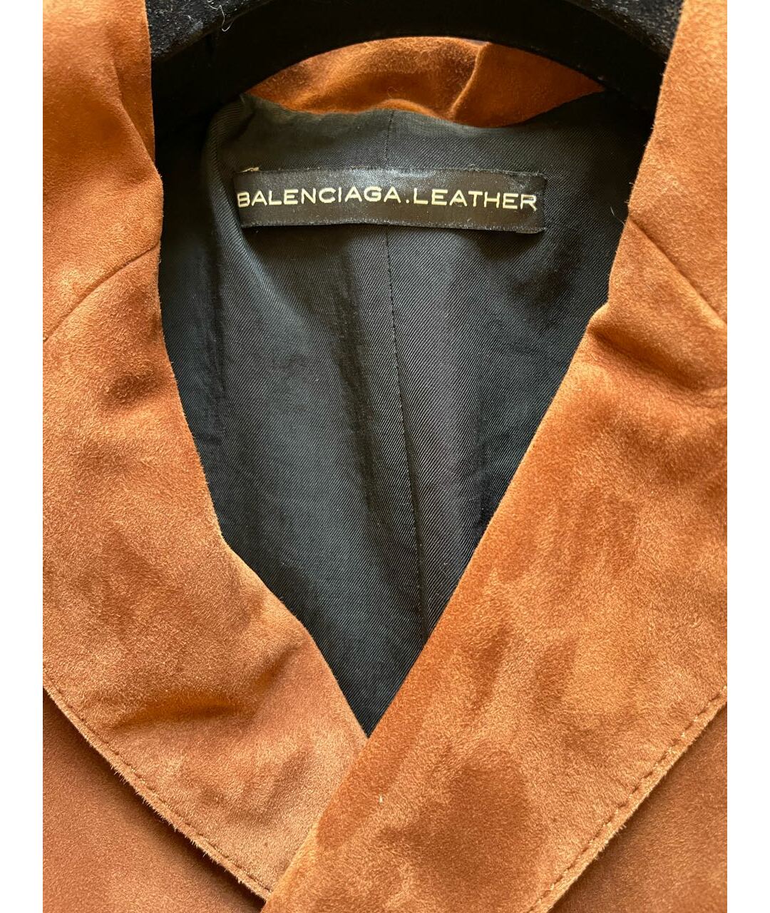 BALENCIAGA Коричневый замшевый жакет/пиджак, фото 3