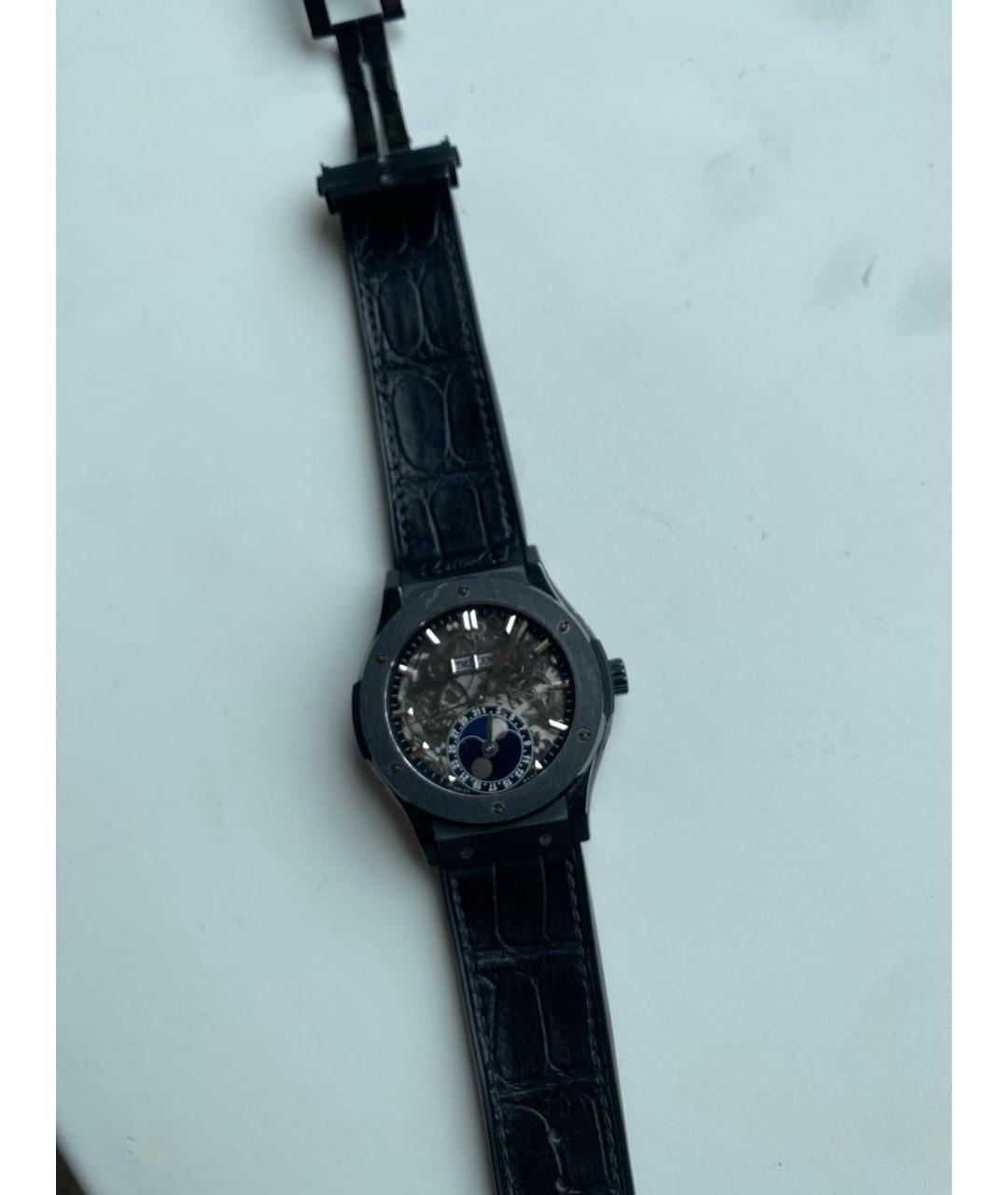 HUBLOT Черные часы, фото 3