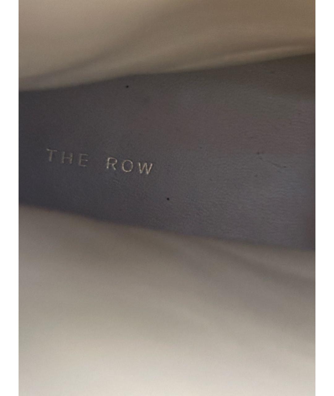 THE ROW Черные кожаные ботинки, фото 7