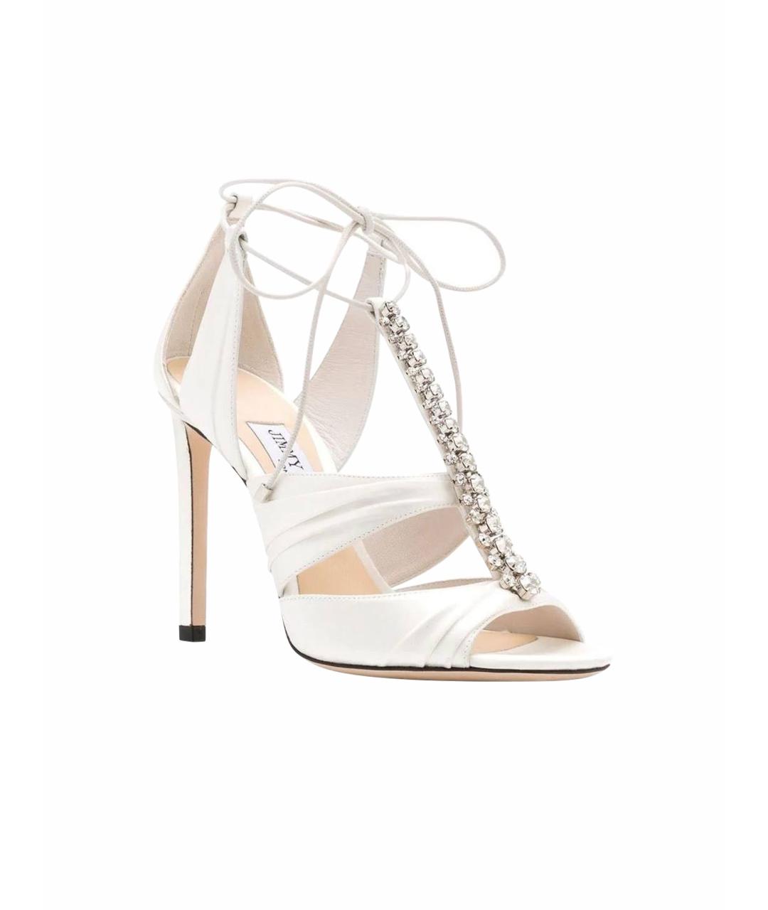 JIMMY CHOO Белые босоножки, фото 1