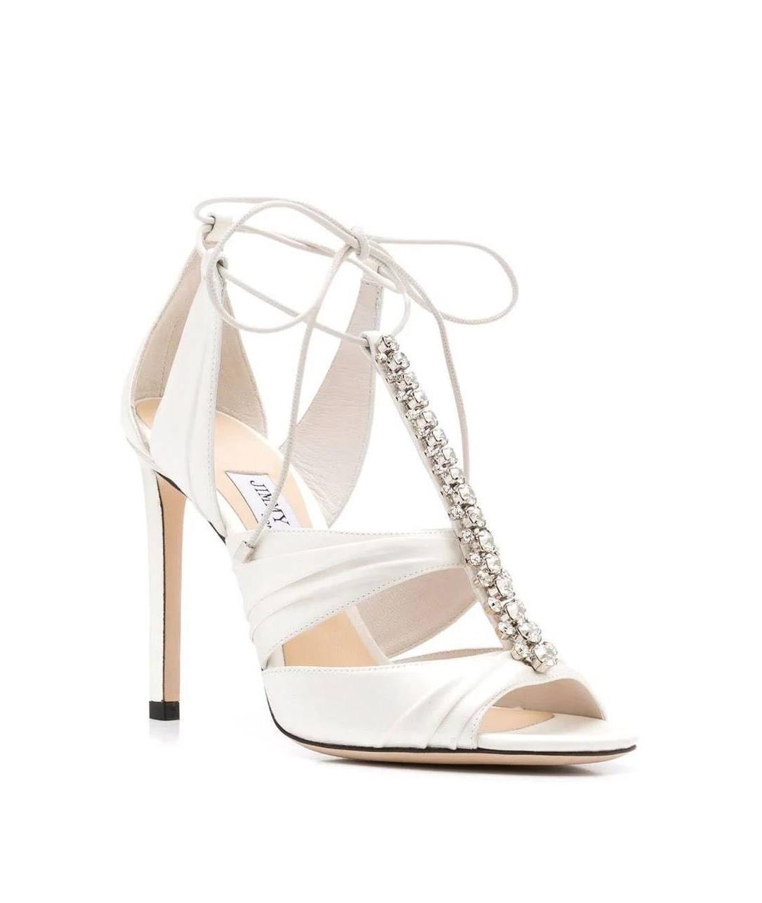 JIMMY CHOO Белые босоножки, фото 2