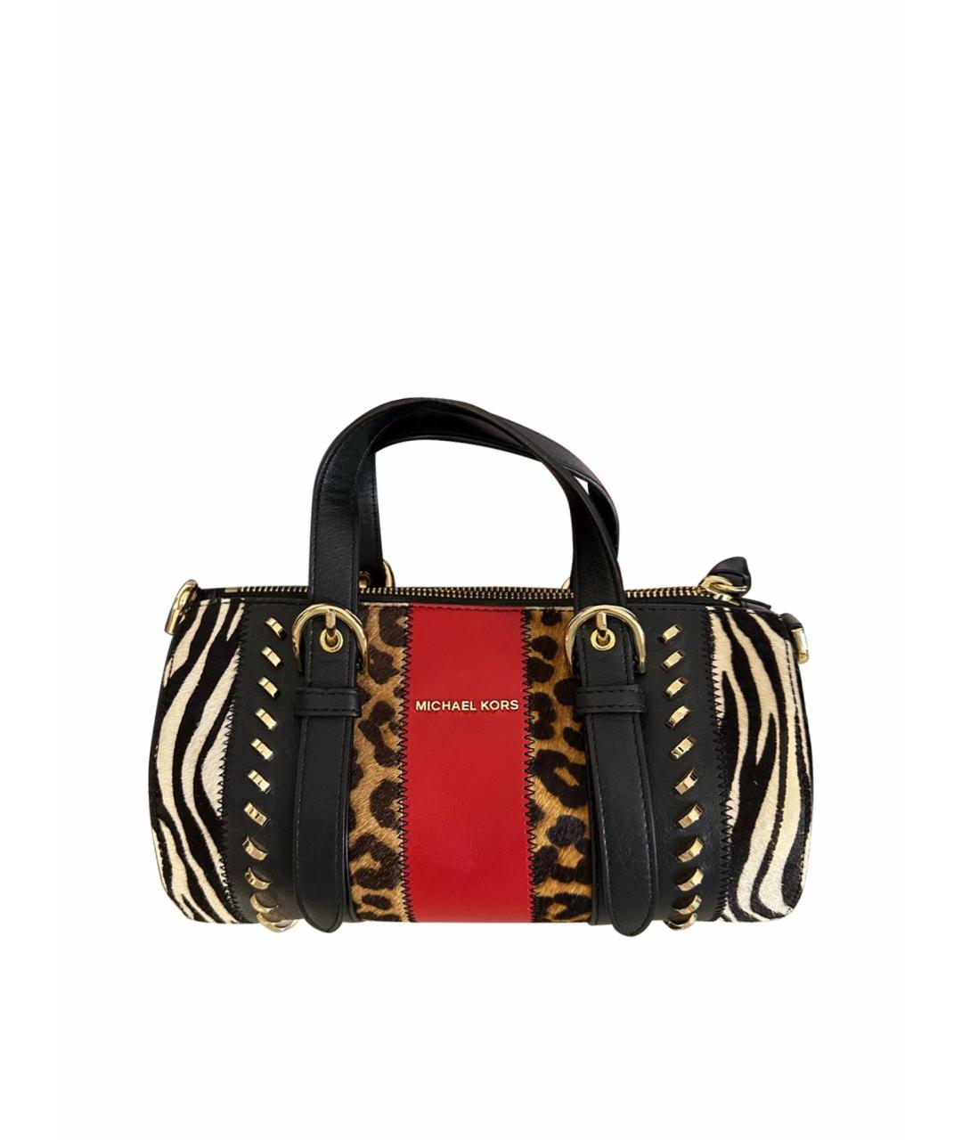 MICHAEL KORS Мульти меховая сумка с короткими ручками, фото 1