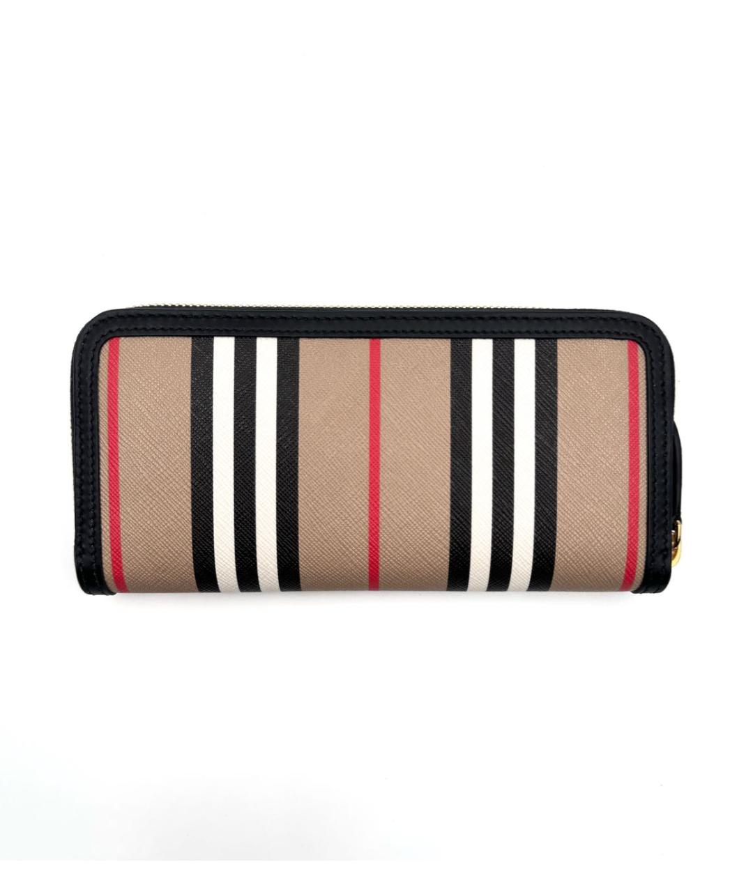 BURBERRY Бежевый кожаный кошелек, фото 5