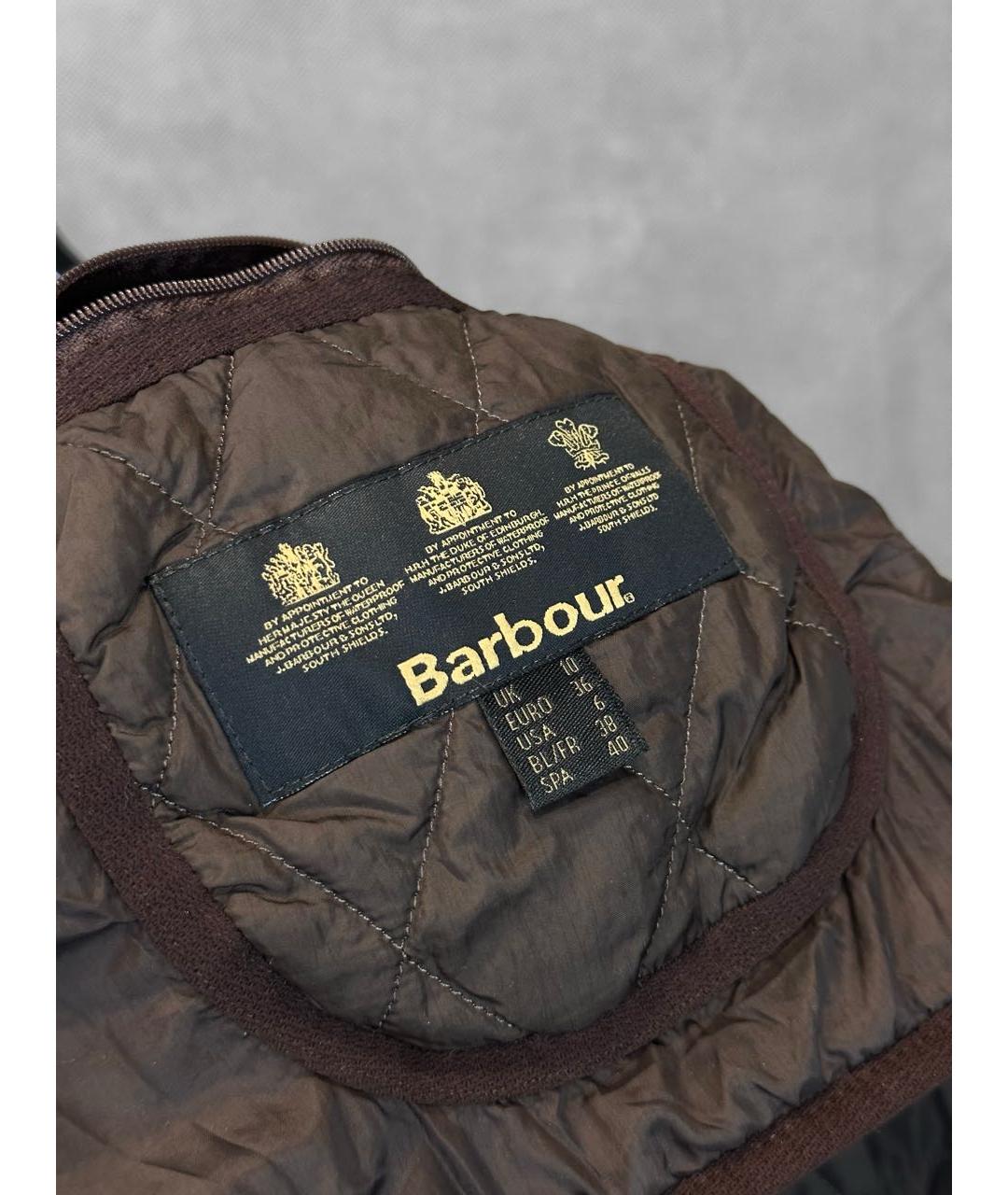 BARBOUR Коричневая куртка, фото 3