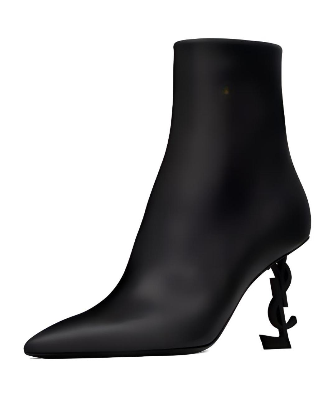 SAINT LAURENT Черные ботильоны, фото 3