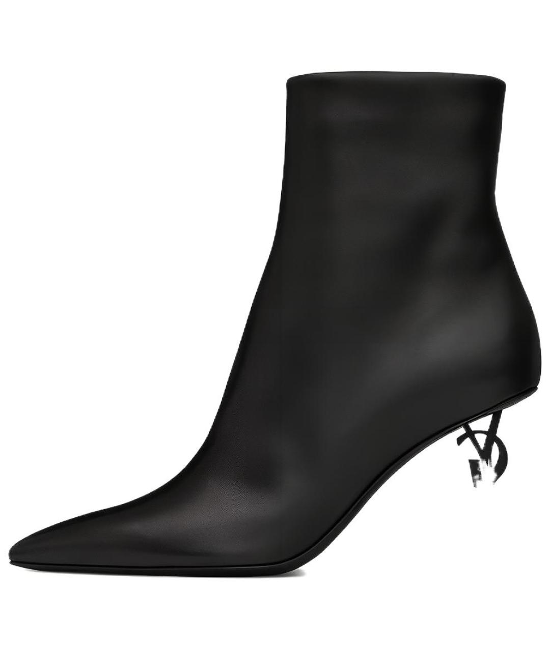 SAINT LAURENT Черные ботильоны, фото 2