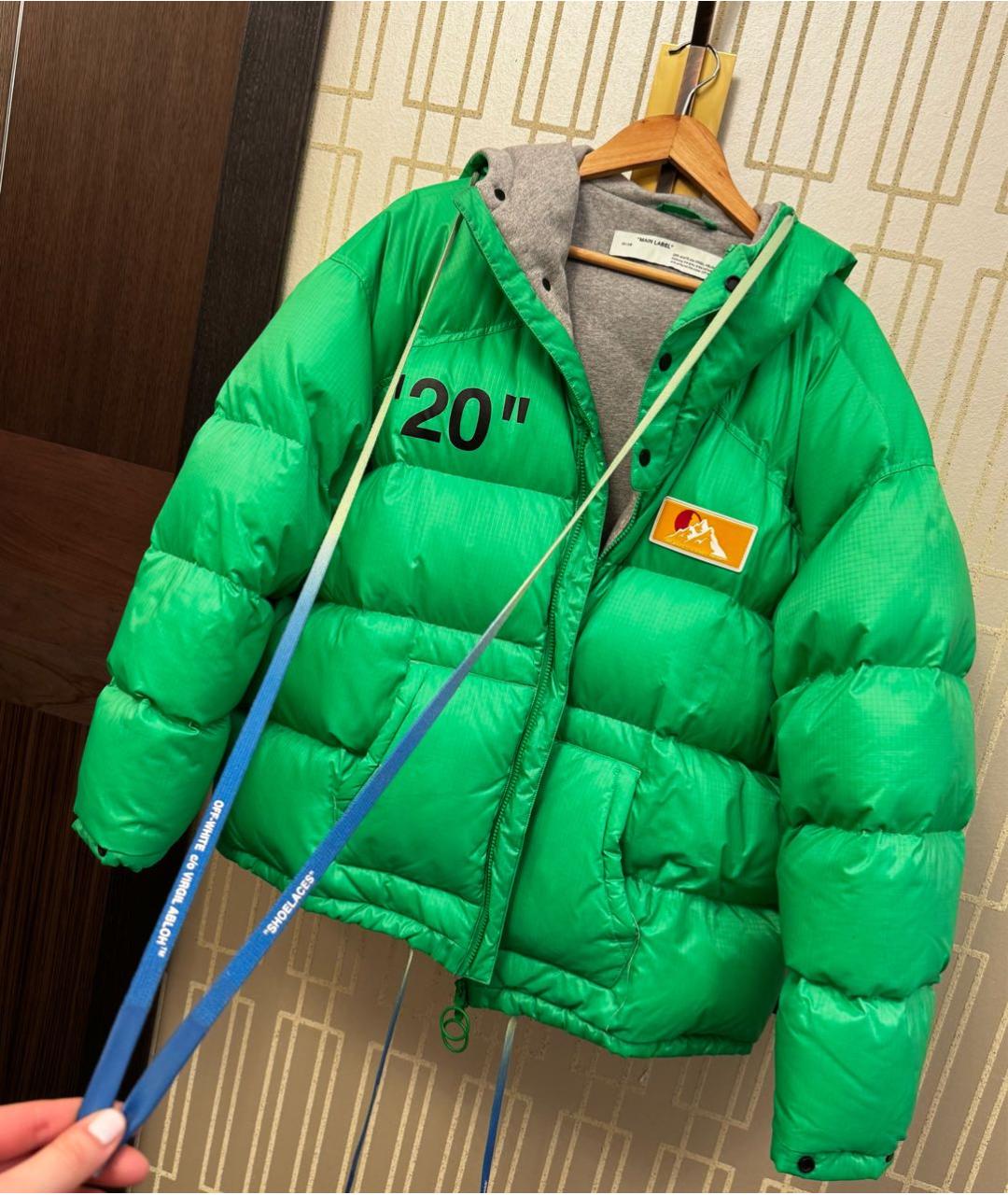OFF-WHITE Зеленая куртка, фото 8