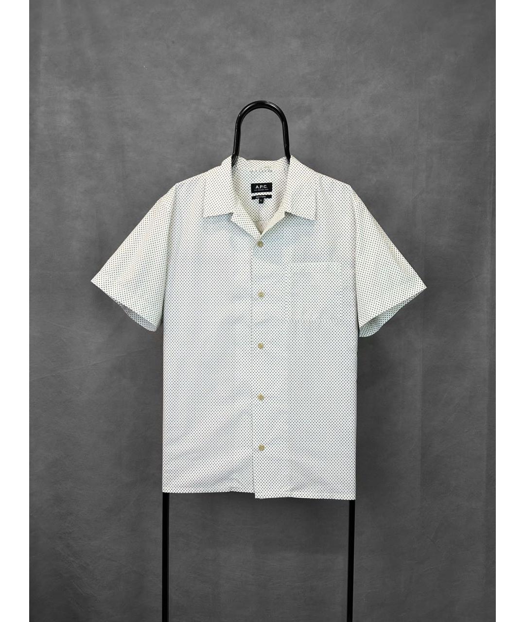 A.P.C. Белая хлопковая кэжуал рубашка, фото 6