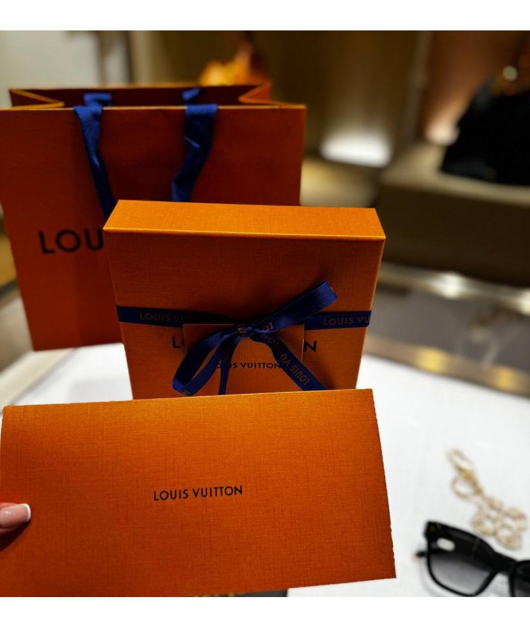 LOUIS VUITTON Коричневый кожаный ремень, фото 2