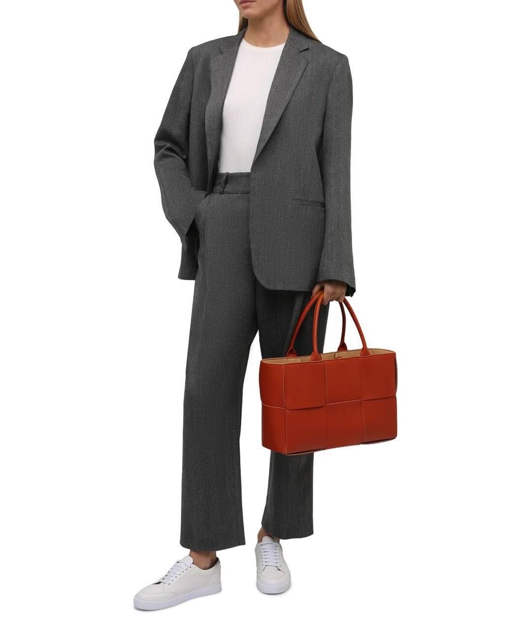 BURBERRY Белые кожаные кеды, фото 5