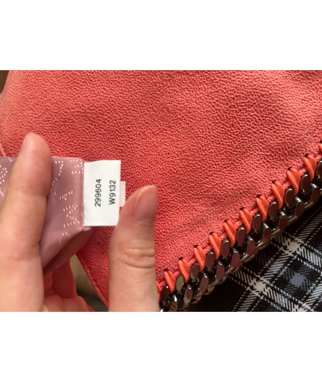 STELLA MCCARTNEY Коралловая сумка через плечо из искусственной кожи, фото 6