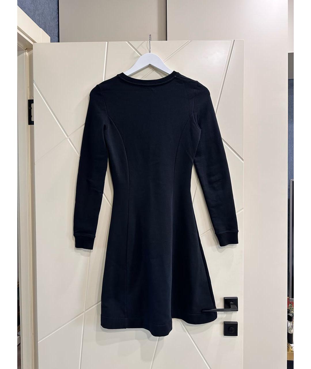 KENZO Черное хлопковое повседневное платье, фото 2