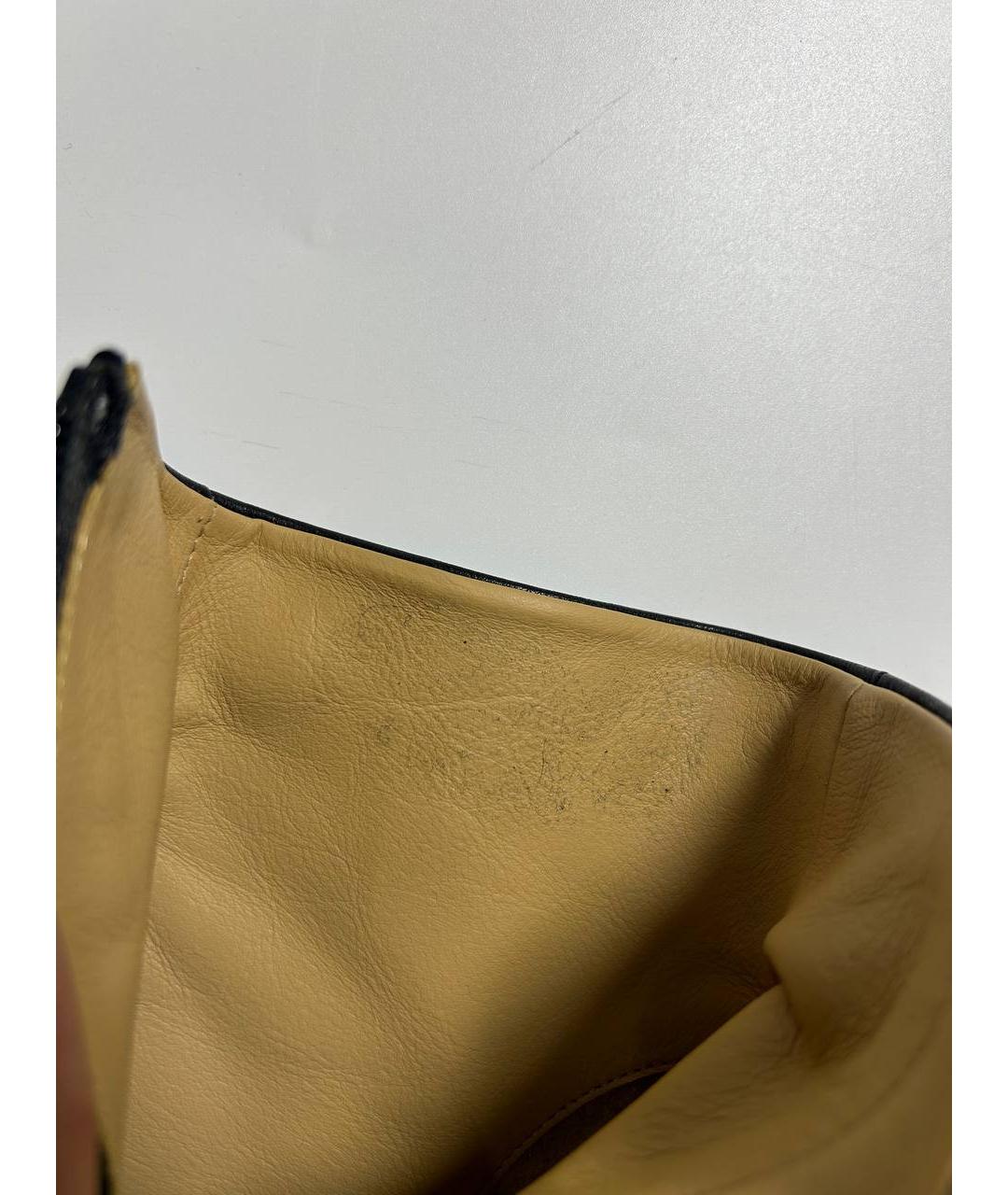 MM6 MAISON MARGIELA Черные кожаные полусапоги, фото 8