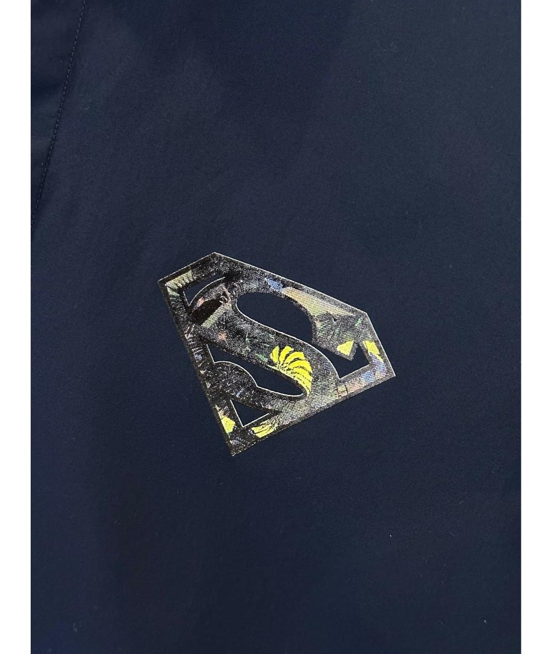ICEBERG Темно-синяя хлопковая рубашка, фото 4