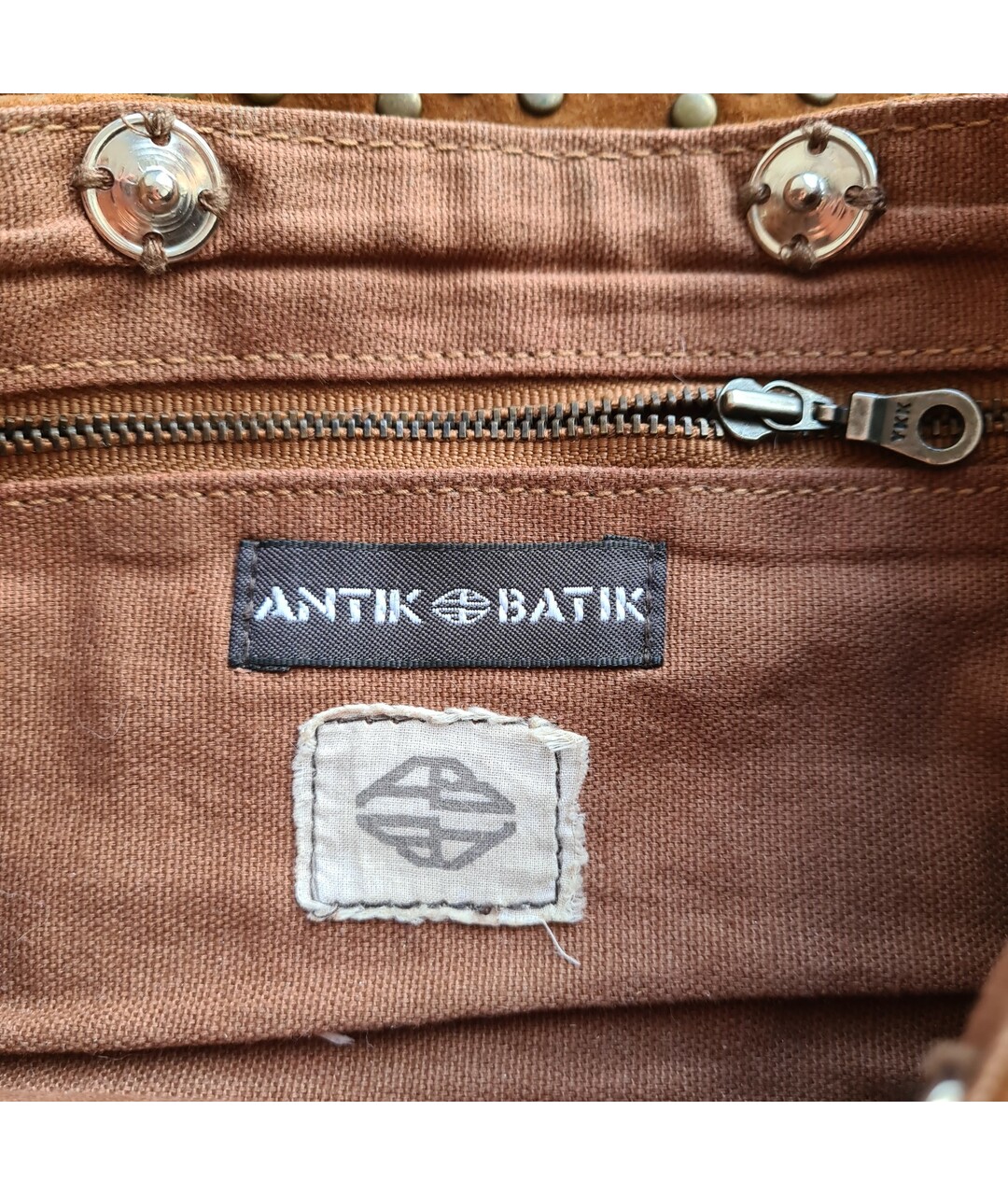 ANTIK BATIK Горчичная замшевая сумка тоут, фото 4