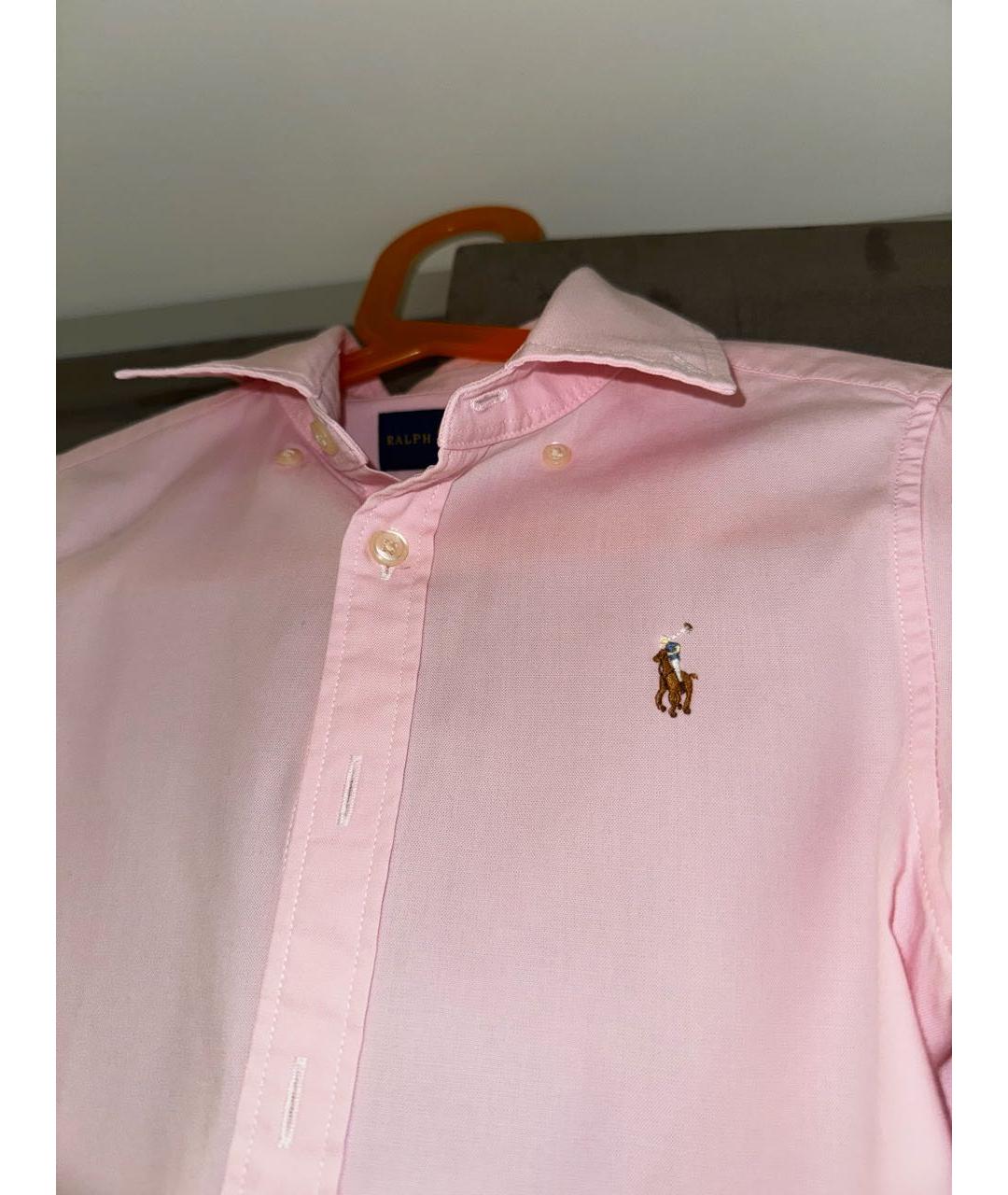 RALPH LAUREN Розовая хлопковая детская рубашка, фото 3
