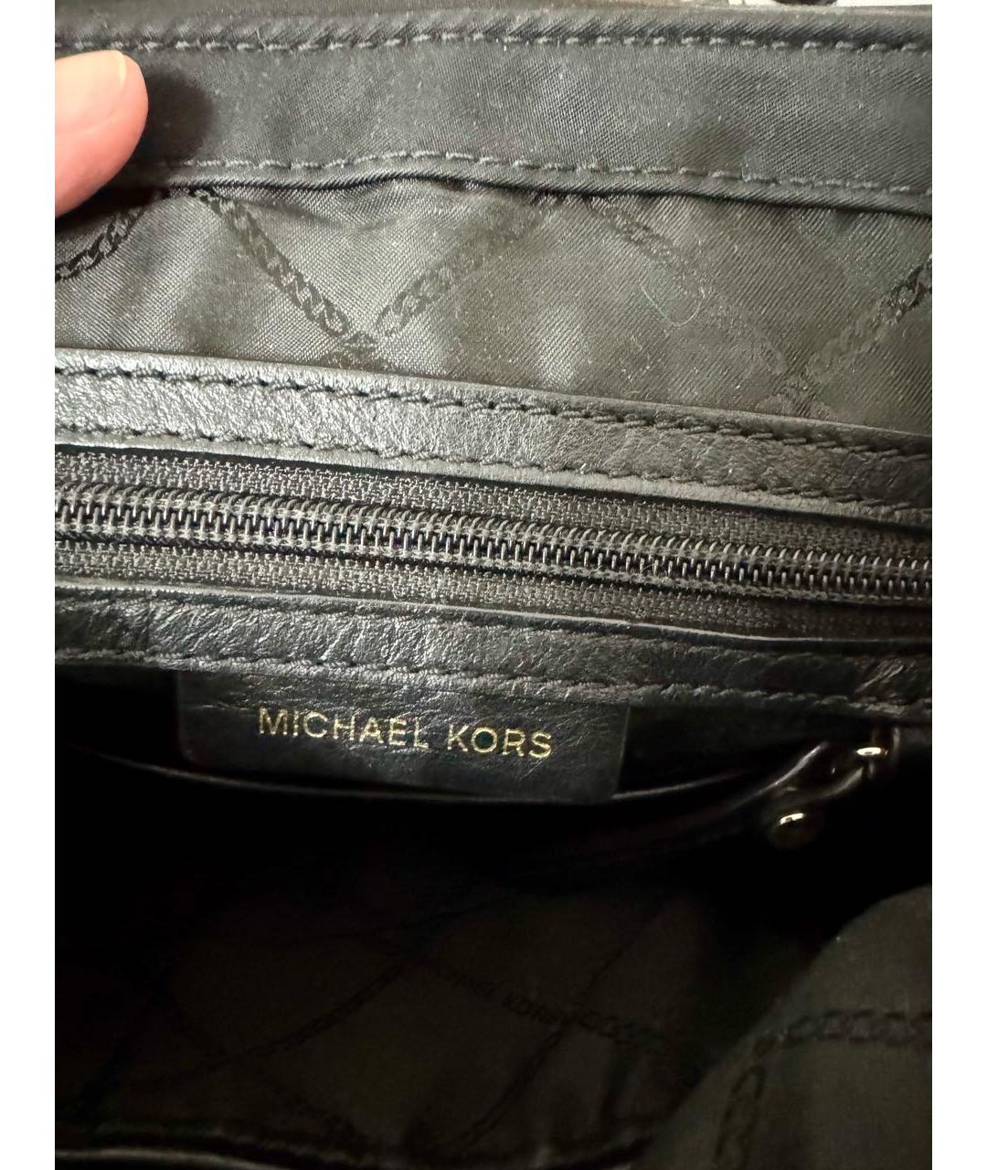 MICHAEL MICHAEL KORS Черный синтетический рюкзак, фото 4