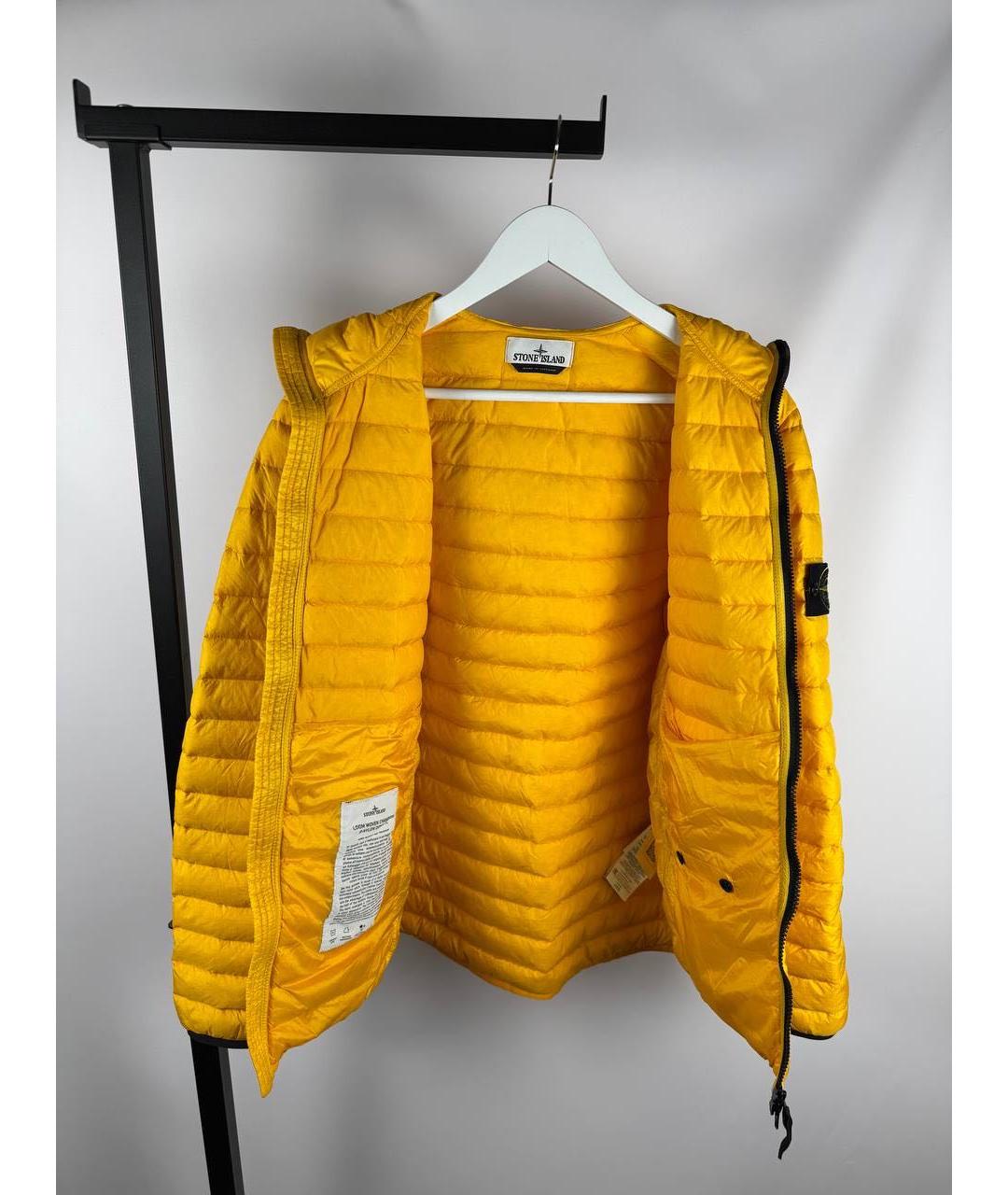 STONE ISLAND Желтая куртка, фото 5