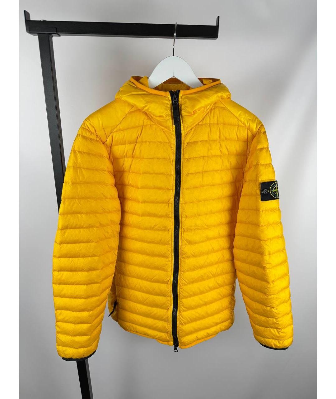 STONE ISLAND Желтая куртка, фото 3