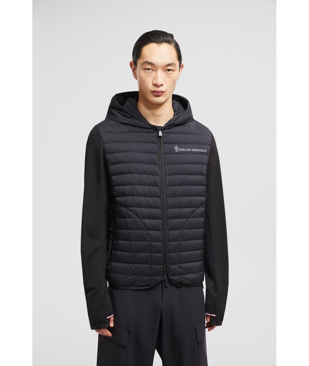 MONCLER GRENOBLE Черная синтетическая куртка, фото 3