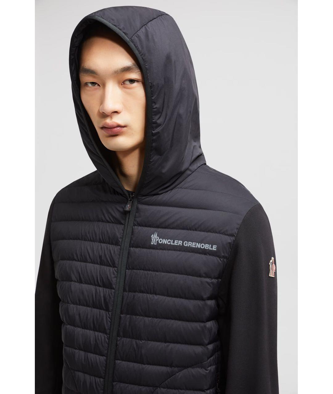 MONCLER GRENOBLE Черная синтетическая куртка, фото 4