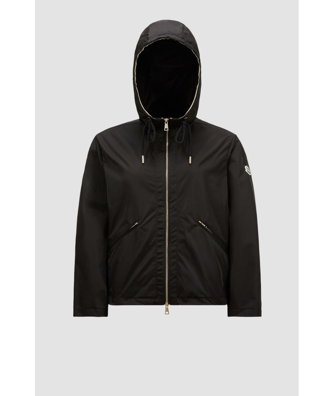 MONCLER Черная синтетическая куртка, фото 7