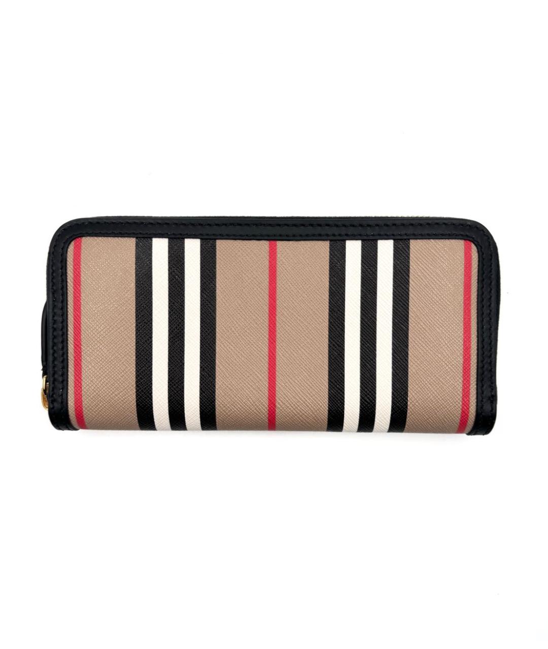 BURBERRY Бежевый кожаный кошелек, фото 2