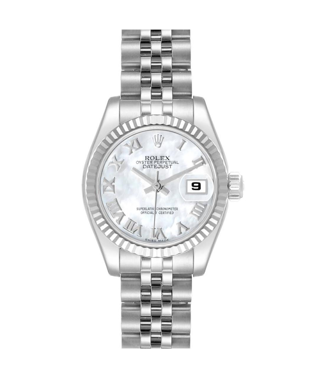 ROLEX Часы из белого золота, фото 1