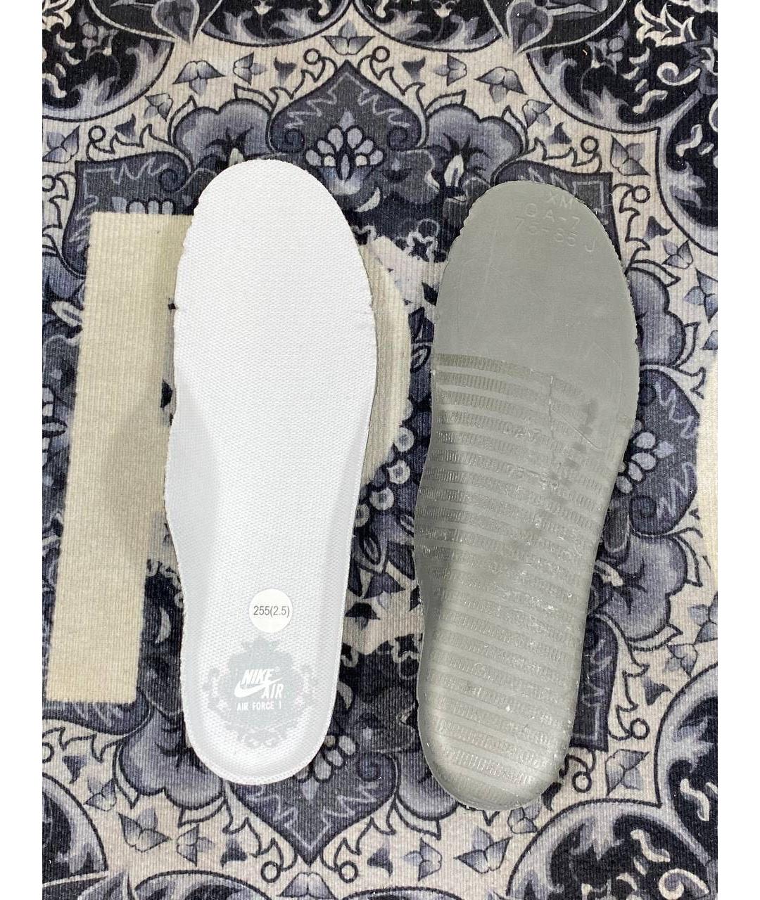 NIKE Белые кожаные низкие кроссовки / кеды, фото 4