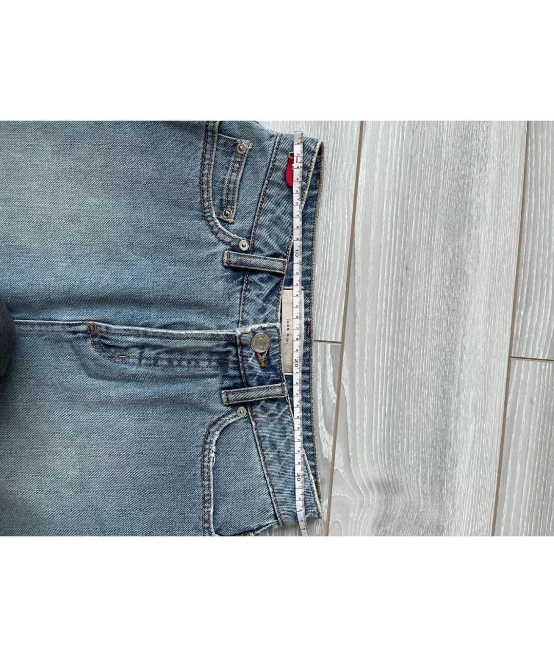 MARC BY MARC JACOBS Голубая деним юбка мини, фото 3
