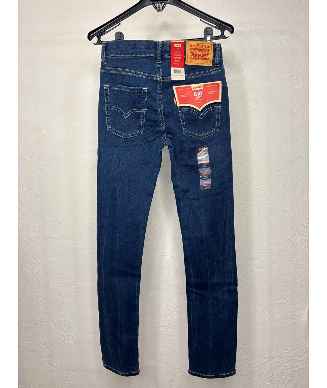 LEVI'S Синие хлопковые детские джинсы, фото 3