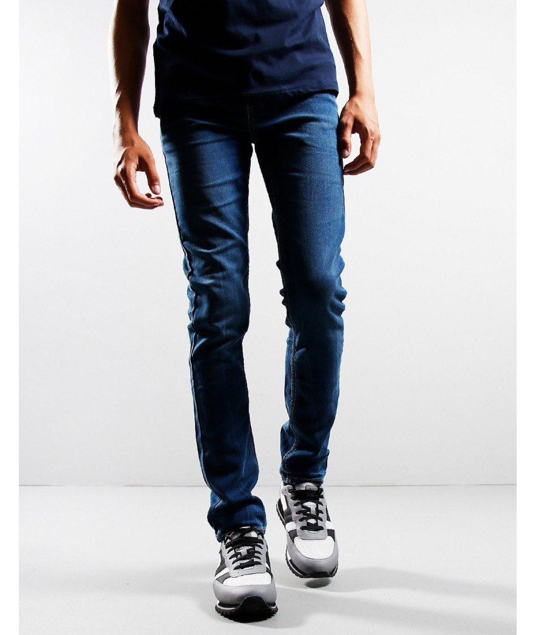 LEVI'S Синие хлопковые детские джинсы, фото 7