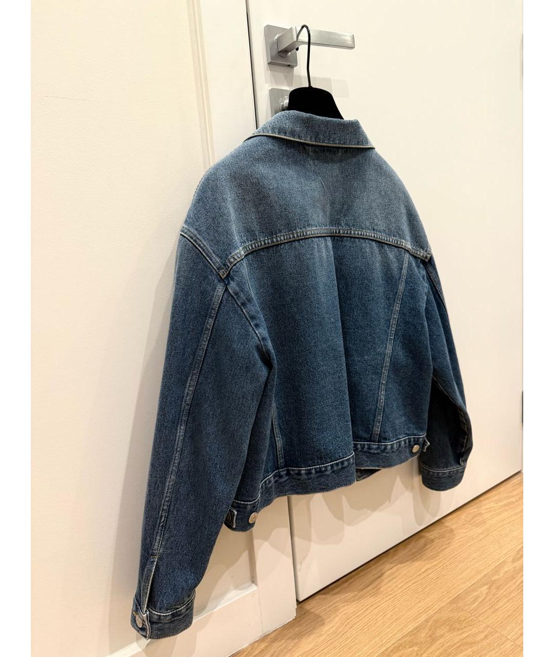 BALENCIAGA Голубая деним куртка, фото 9