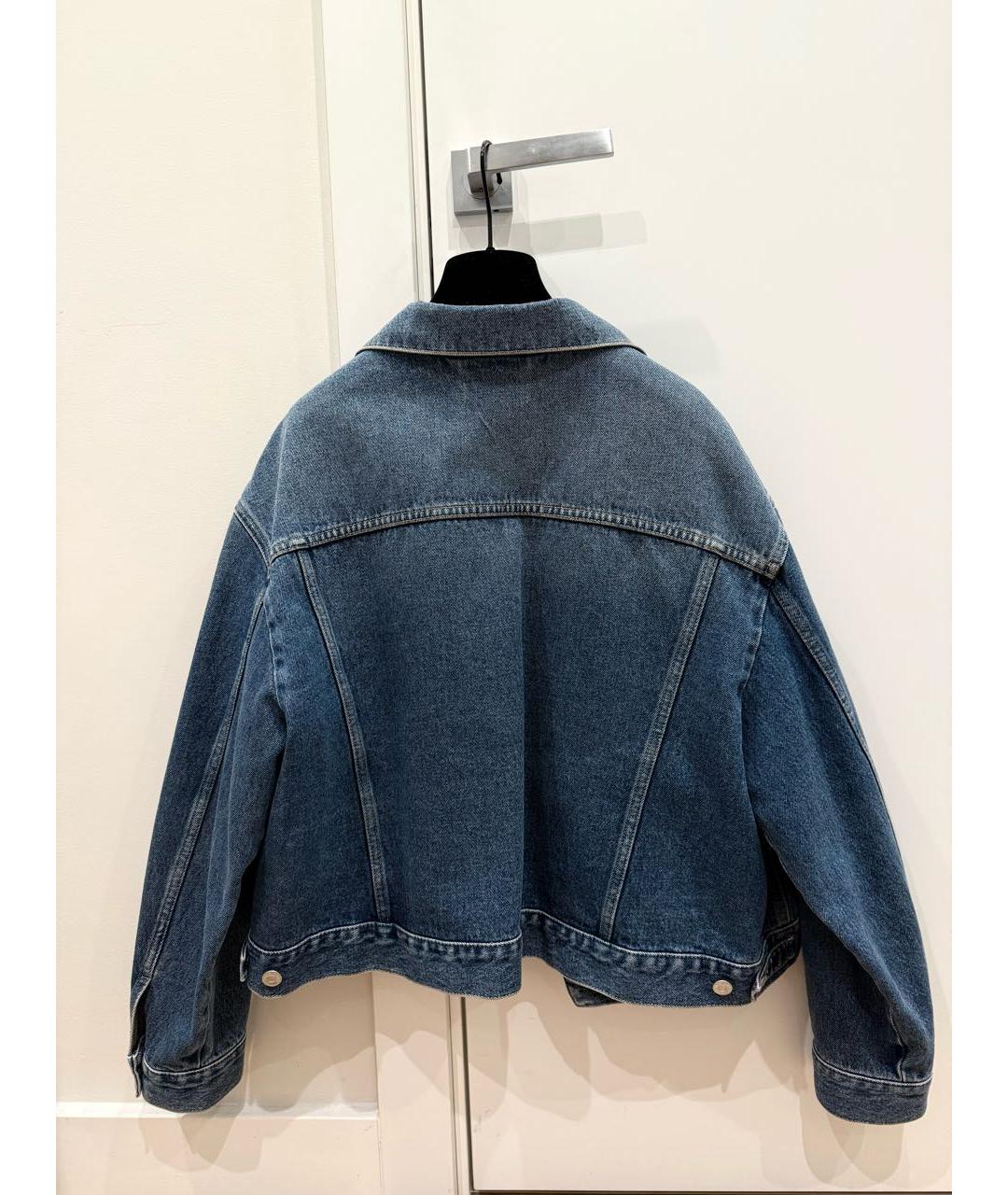 BALENCIAGA Голубая деним куртка, фото 3