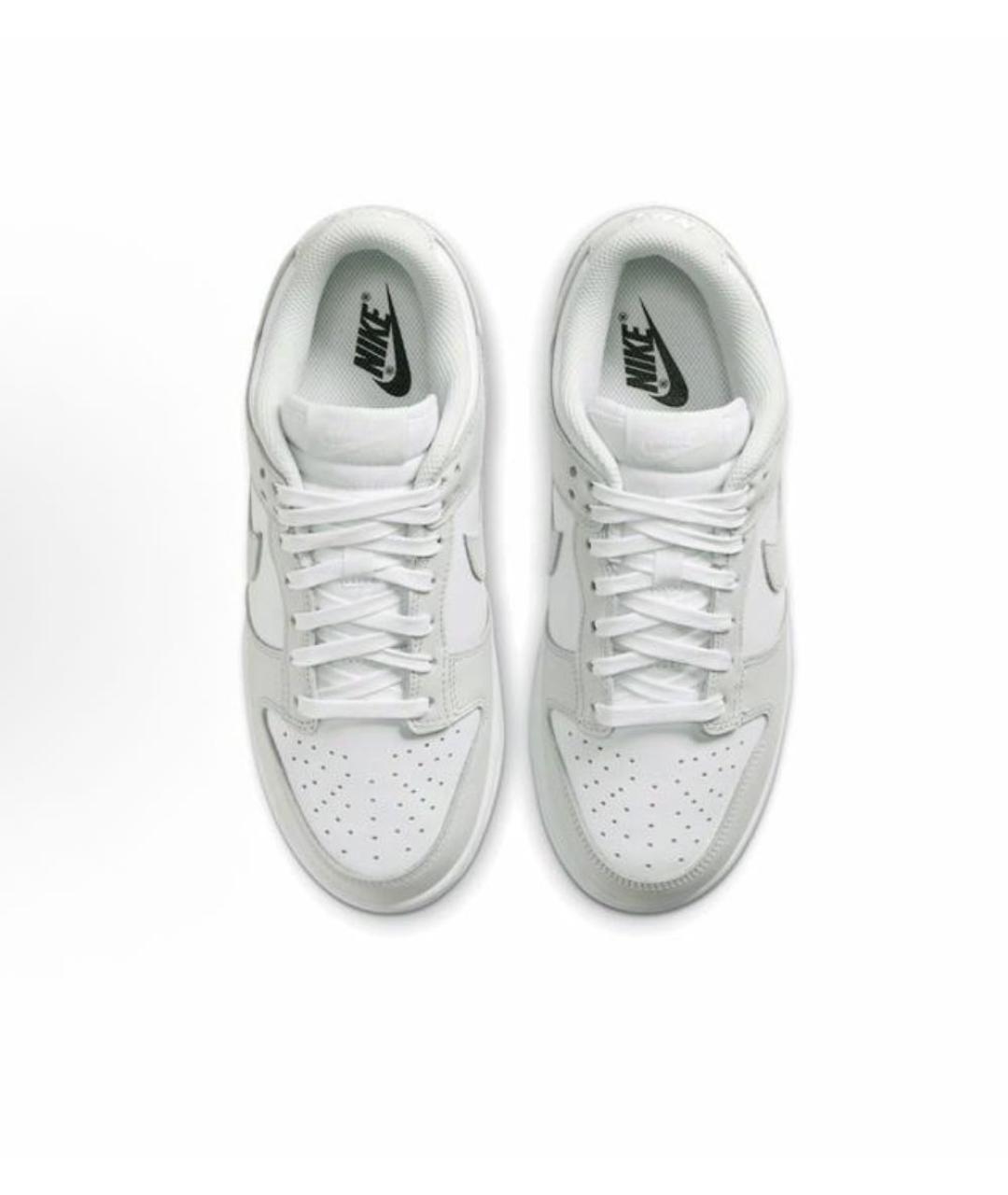 NIKE Серые кожаные кроссовки, фото 3