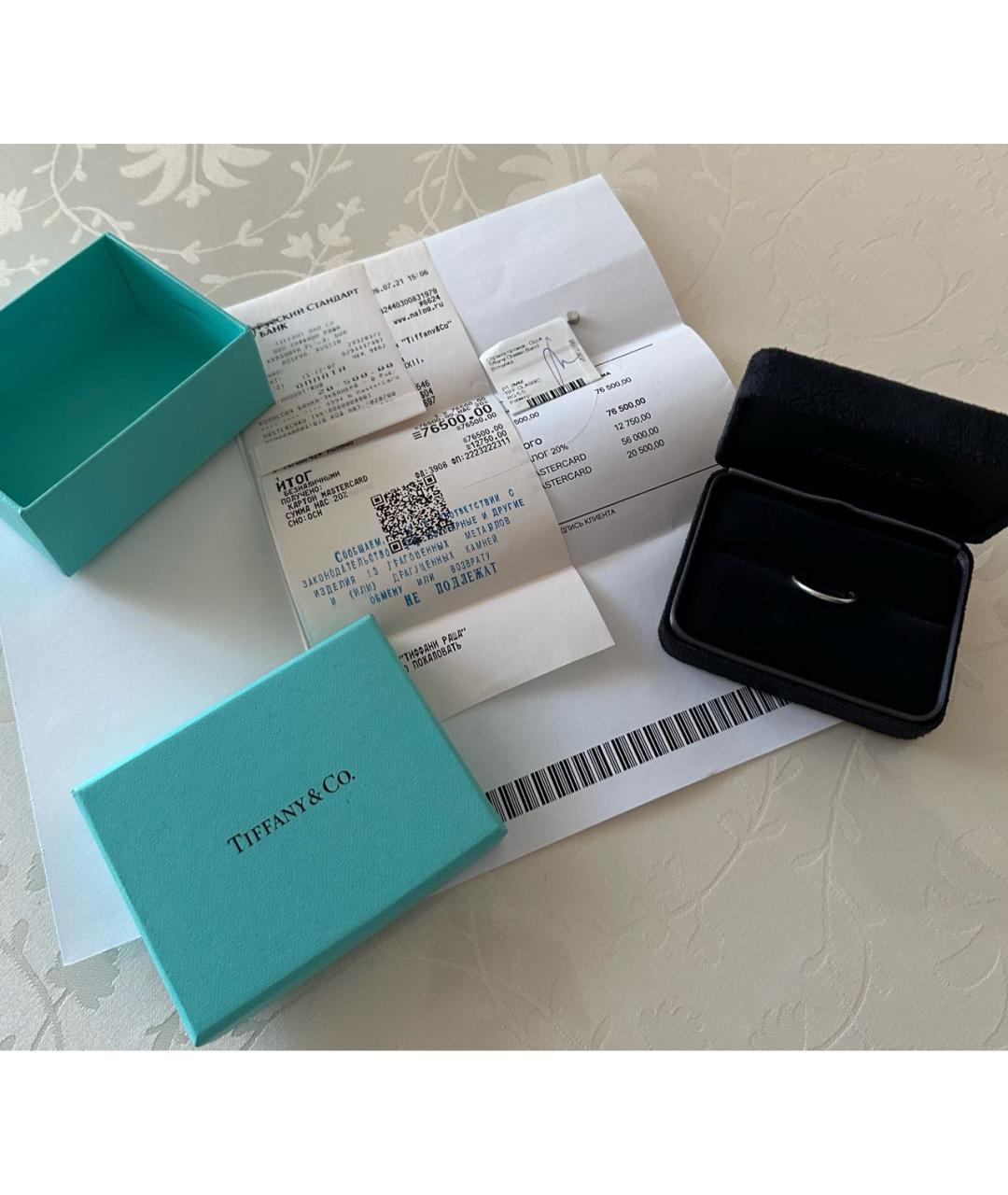 TIFFANY&CO Платиновое кольцо, фото 5