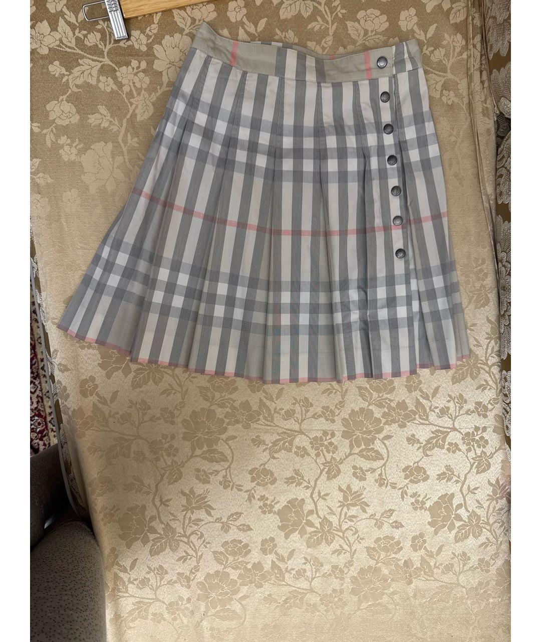 BURBERRY BRIT Мульти юбка мини, фото 3