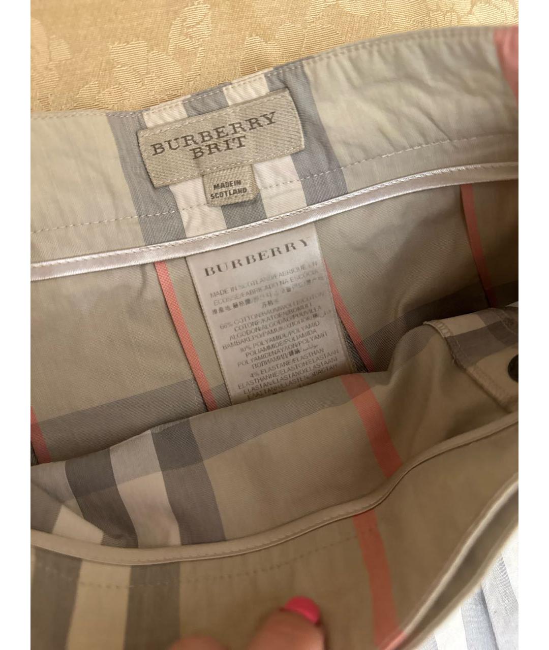 BURBERRY BRIT Мульти юбка мини, фото 2