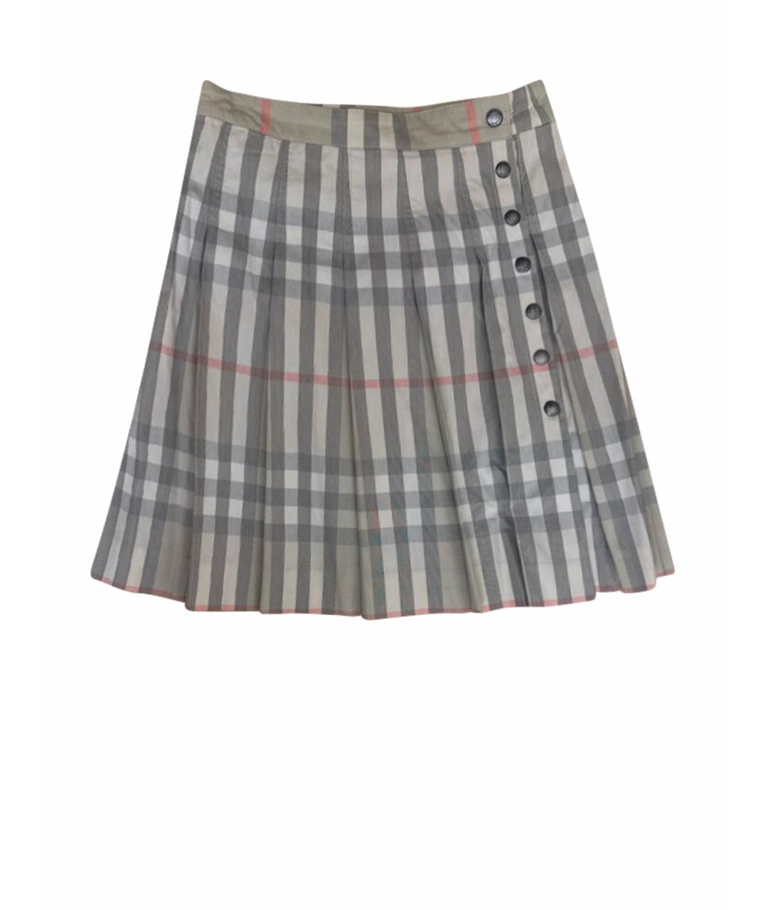 BURBERRY BRIT Мульти юбка мини, фото 1