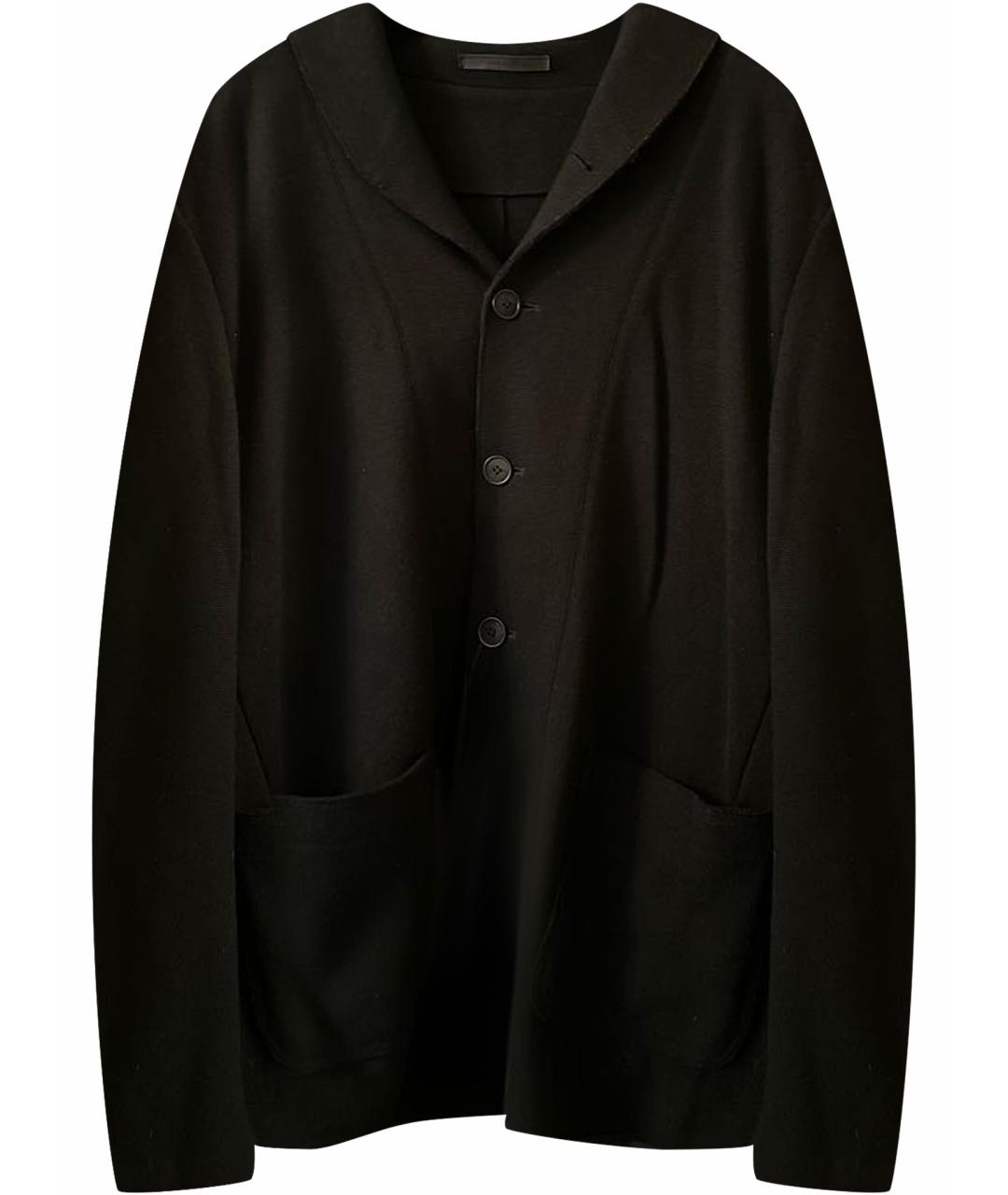 GIORGIO ARMANI Черный шерстяной кардиган, фото 1