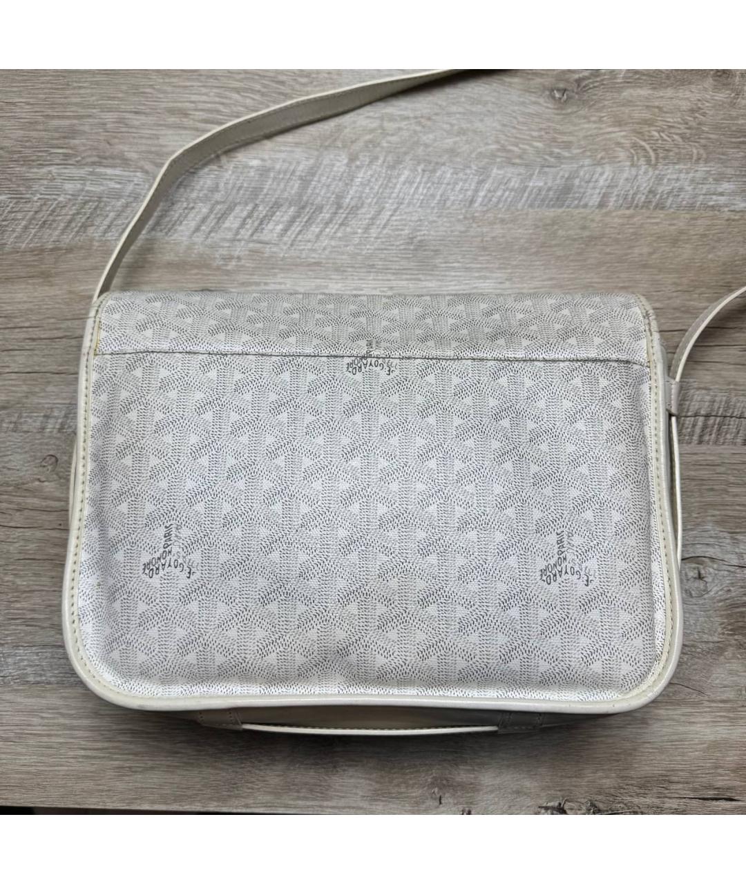 GOYARD Белая сумка на плечо, фото 5