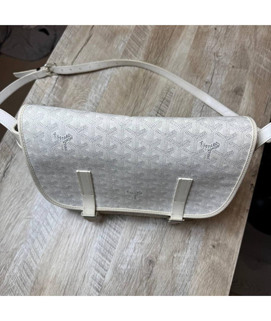 GOYARD Белая сумка на плечо, фото 6