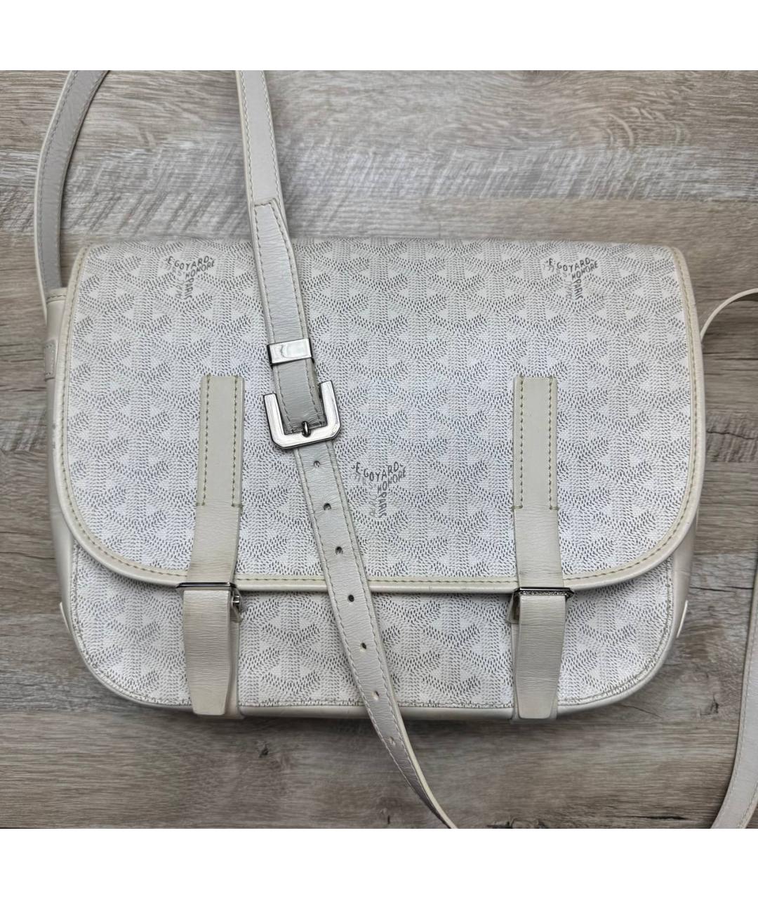 GOYARD Белая сумка на плечо, фото 4