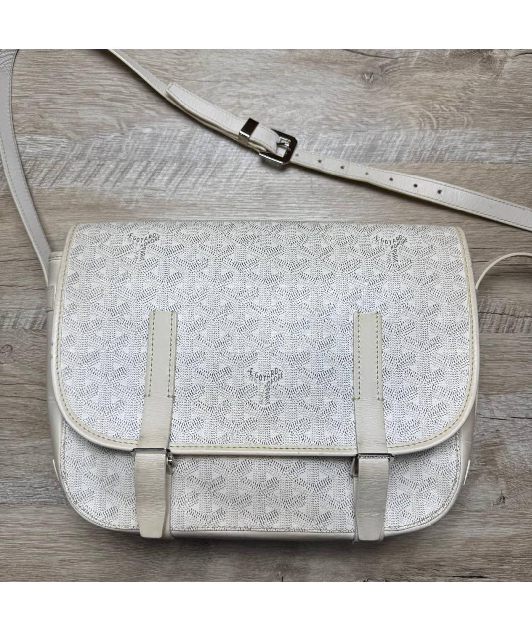 GOYARD Белая сумка на плечо, фото 3