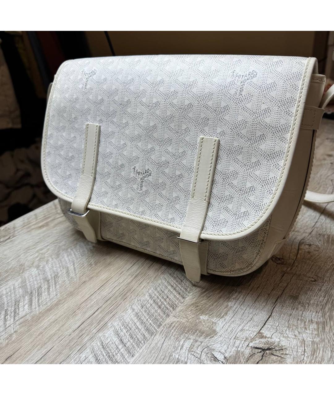 GOYARD Белая сумка на плечо, фото 10