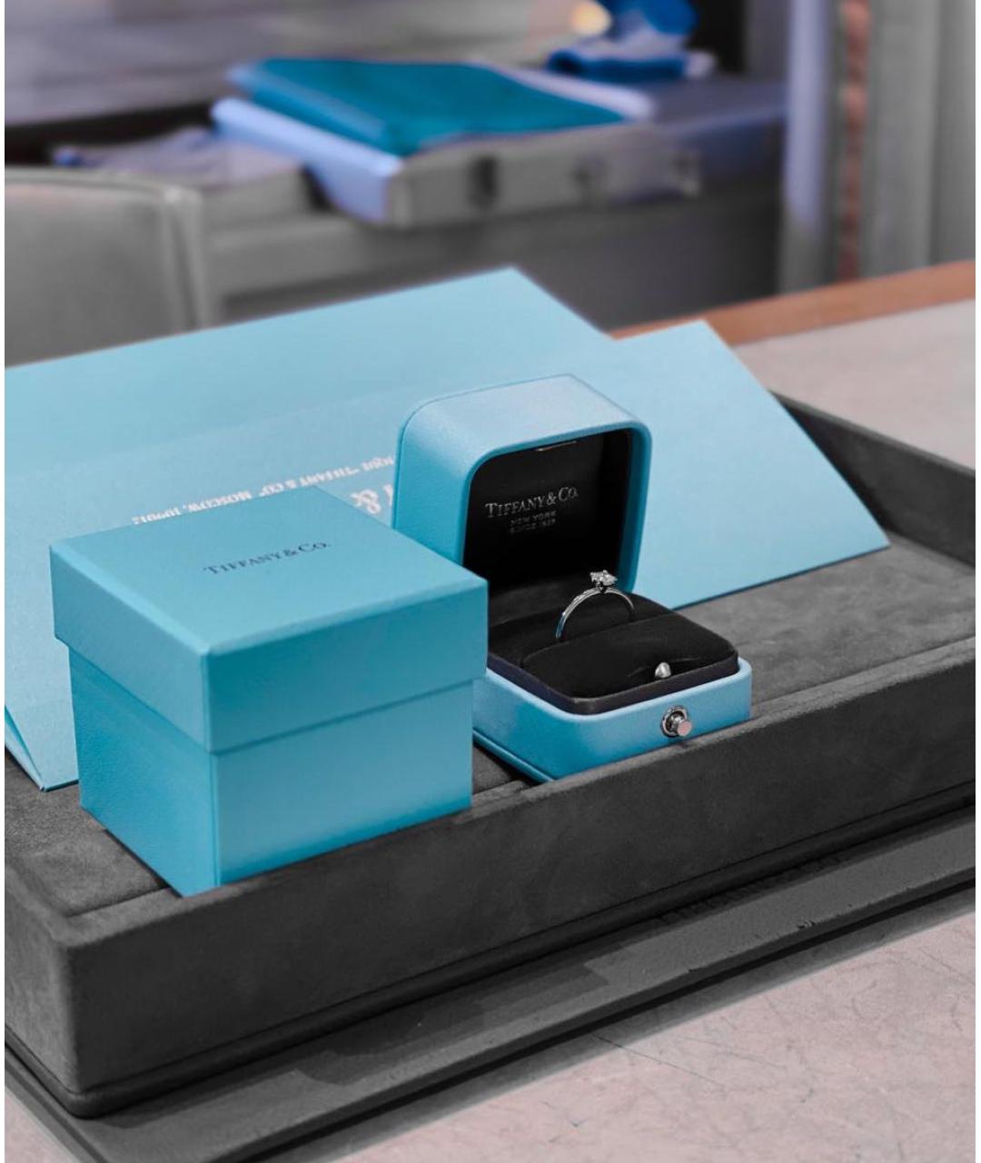 TIFFANY&CO Платиновое кольцо, фото 3
