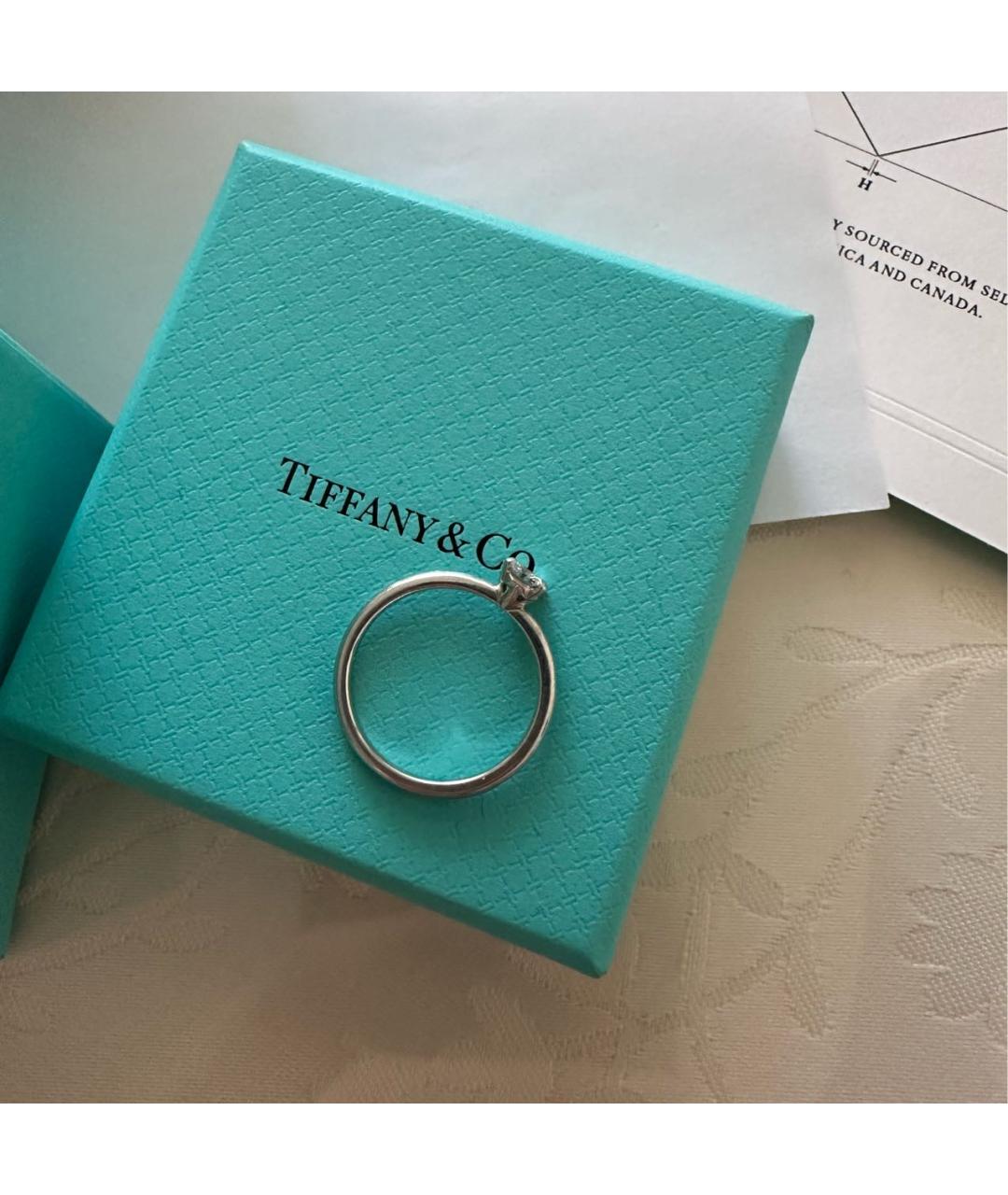 TIFFANY&CO Платиновое кольцо, фото 2