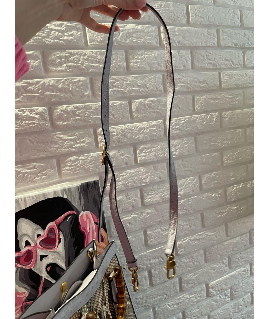 GUCCI Мульти сумка тоут из экзотической кожи, фото 7