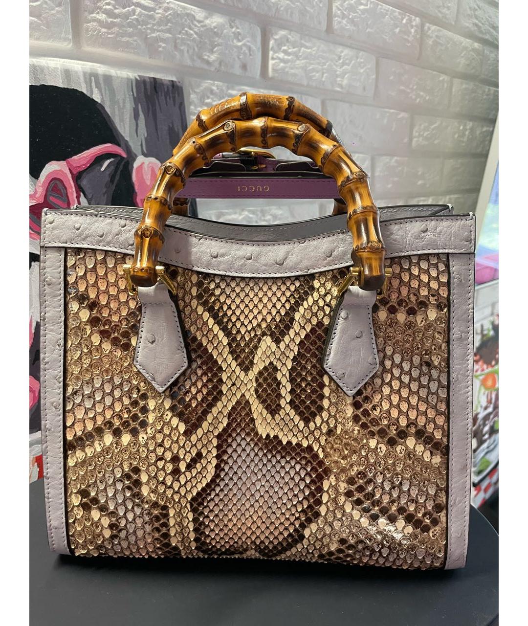 GUCCI Мульти сумка тоут из экзотической кожи, фото 3